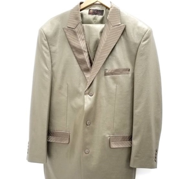 Pallini Men's Olive Green 3Pc Suit - Picture 1 of 8